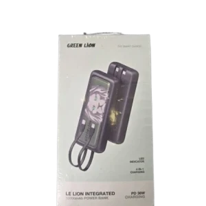 پاوربانک گرین لاین مدل INTEGRATED GL-PB36 ظرفیت 10000