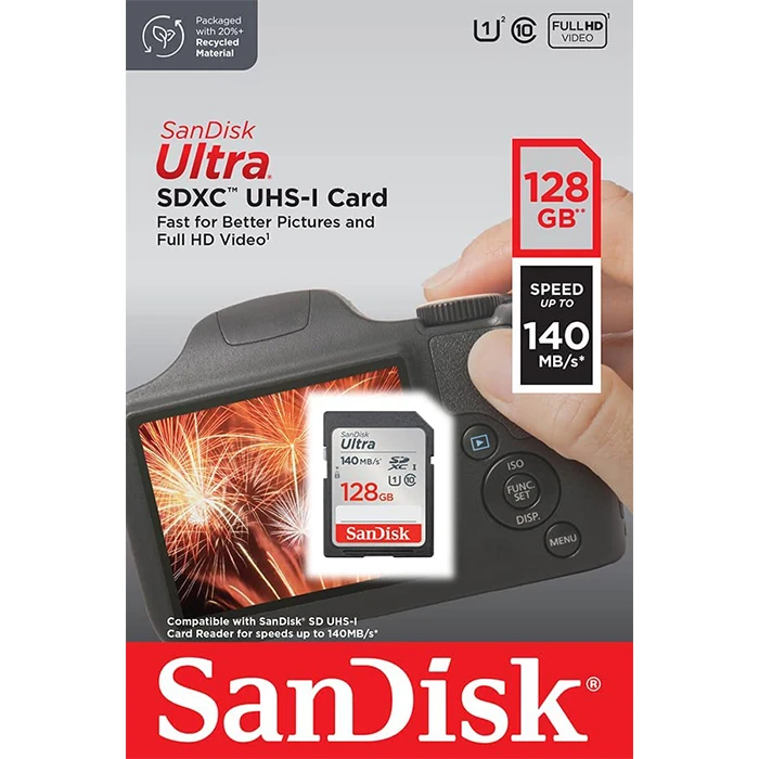 کارت حافظه سن دیسک Ultra ظرفیت 128 گیگابایت