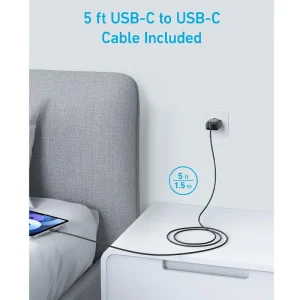 شارژر دیواری انکر مدل B2348 ظرفیت 20 وات