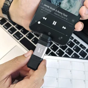 فلش مموری USB 3.2 سیلیکون پاور مدل C51 ظرفیت 64 گیگابایت