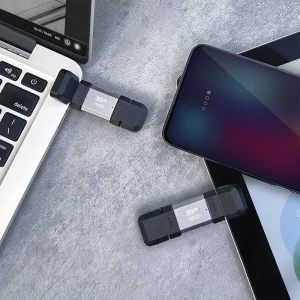 فلش مموری USB 3.2 سیلیکون پاور مدل C51 ظرفیت 64 گیگابایت