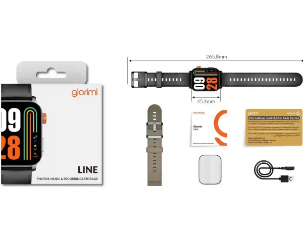 ساعت هوشمند گلوریمی مدل Line