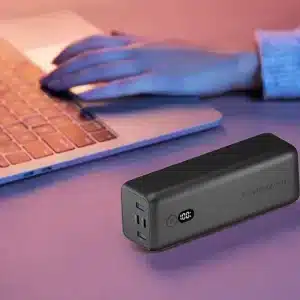 پاوربانک پاورولوژی مدل Onyx_PPBCHA20 ظرفیت 30000 میلی آمپر ساعت