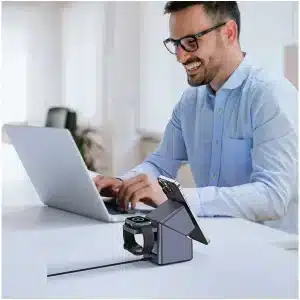 شارژر وایرلس گرین لاین مدل Multi Device 4 ظرفیت 15 وات