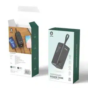 پاور بانک 22.5 وات گرین لاین مدل Power Tank ظرفیت 50000 میلی آمپر