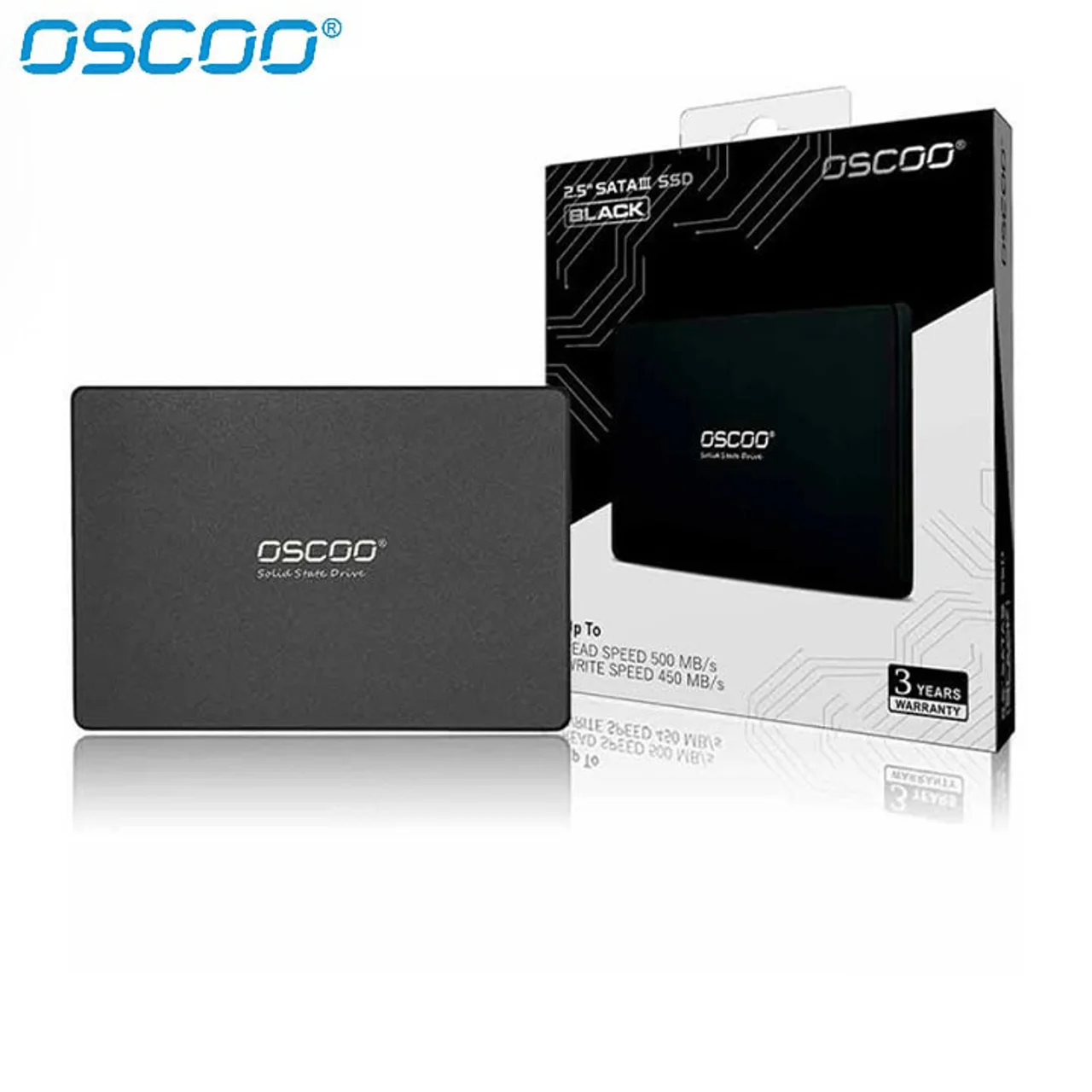 حافظه SSD اینترنال اوسکو مدل مشکی 002 ظرفیت 256 گیگابایت