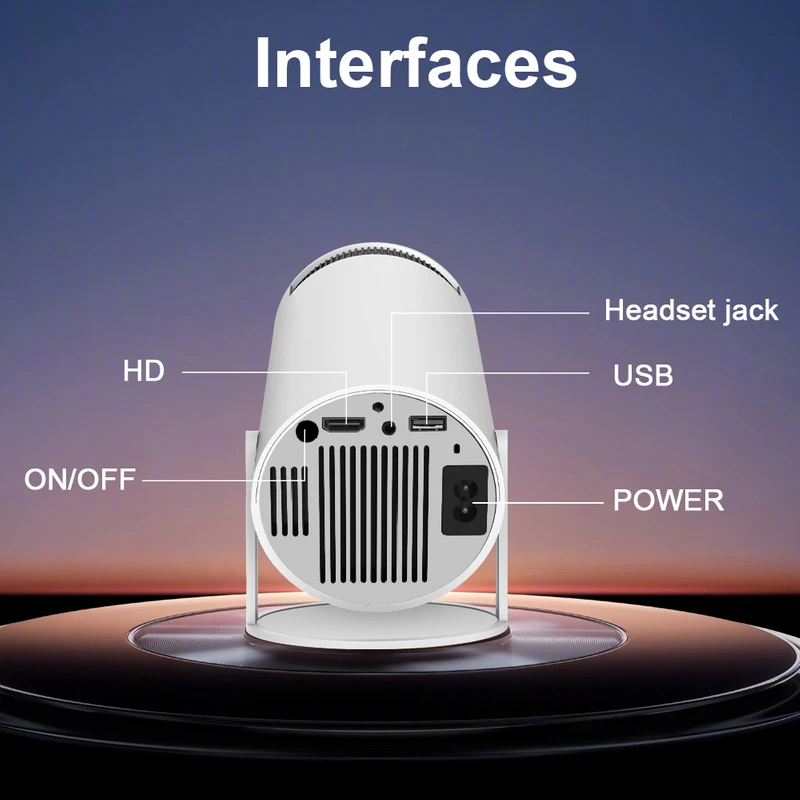 ویدیو پروژکتور قابلحمل مگ کیوبیک HY300 | سینمای جیبی با تصویر 120 اینچ و WiFi - Image 3