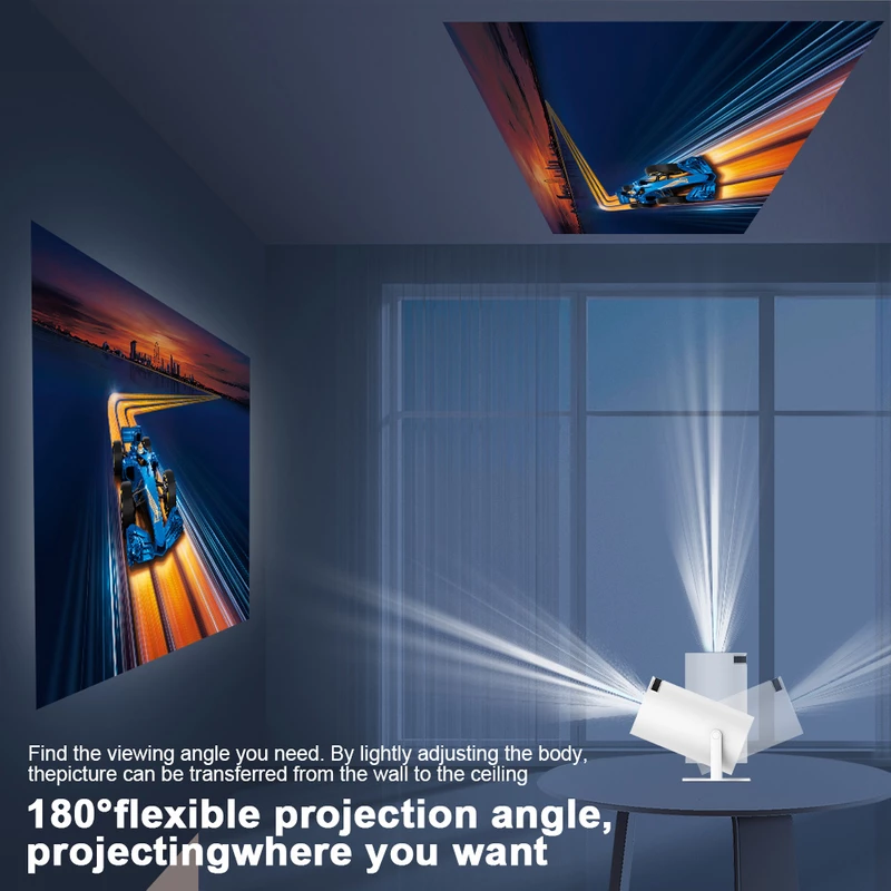 ویدیو پروژکتور قابلحمل مگ کیوبیک HY300 | سینمای جیبی با تصویر 120 اینچ و WiFi