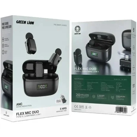 میکروفون یقهای گرین لاین Flex Mic Duo