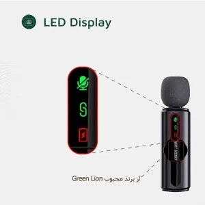 میکروفون یقه‌ای وایرلس گرین لاین مدل GM-75X