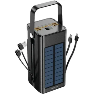 پاوربانک گرین لاین مدل Solar X ظرفیت 100000 میلیآمپر ساعت با شارژ سریع PD 20W