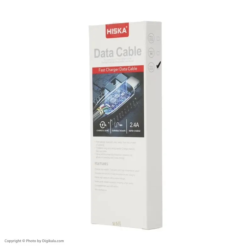 کابل تبدیل USB به USB-C هیسکا مدل LX-297 - تصویر 2