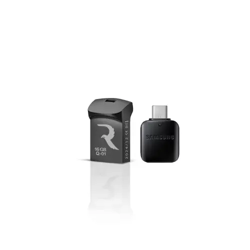 فلش REEWOX Q-01 GRAY USB 3.1 OTG TYPE-C 64G