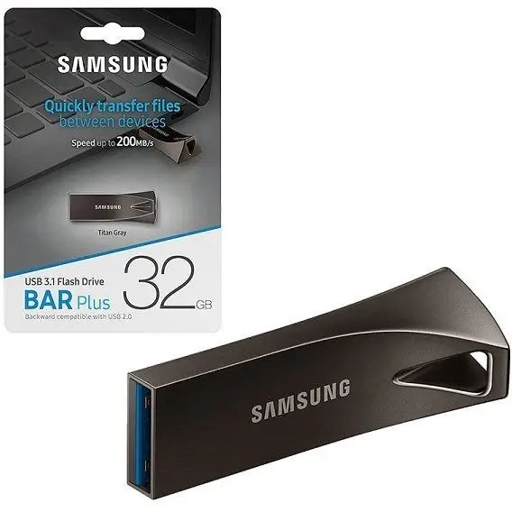 فلش مموری سامسونگ مدل Bar Plus MUF-32BE ظرفیت 32 گیگابایت