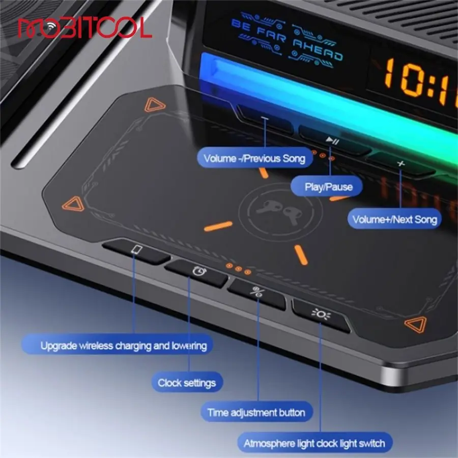 شارژر وایرلس گرین مدل GN6IN1MFWCBK ظرفیت 5 وات 6 کاره - Image 7