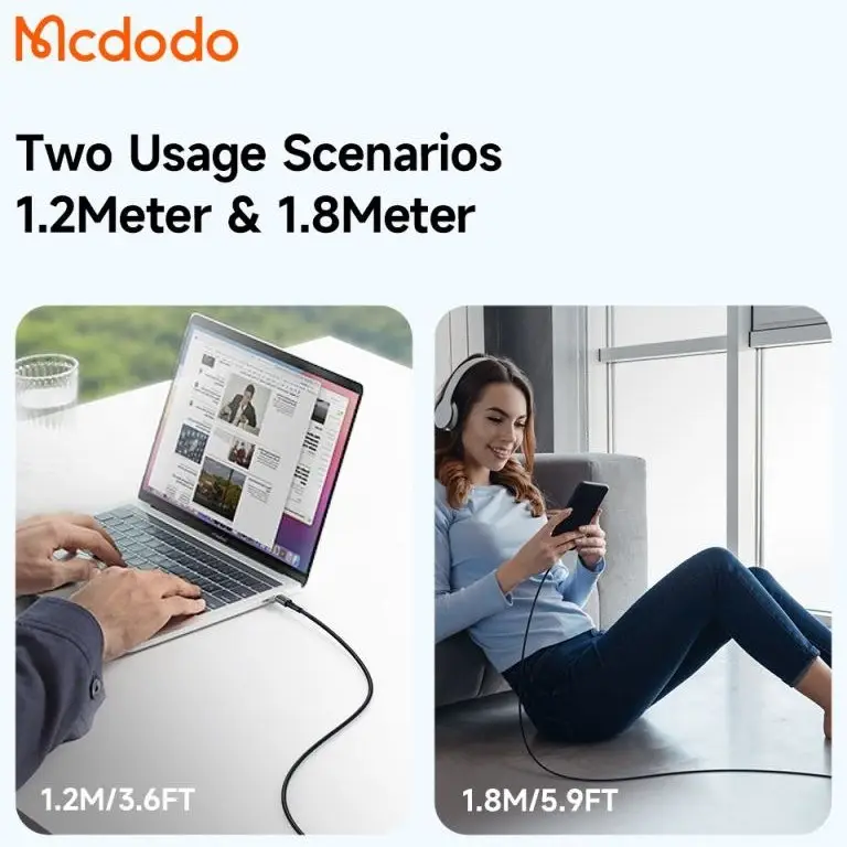 کابل تبدیل فست شارژ Mcdodo CA-2851 Type-C to Lightning - Image 2