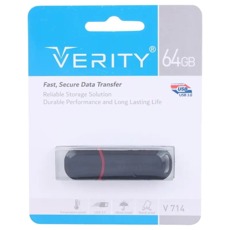 فلش 64 گيگ VERITY مدل USB3.0 V714