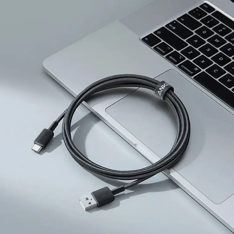 کابل تبدیل USB-A به USB-C انکر مدل A81H6H21 با طول 1.8 متر